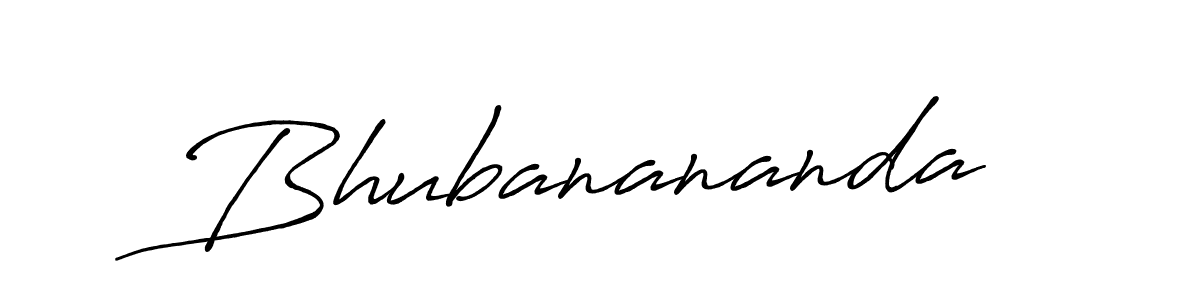 How to make Bhubanananda signature? Antro_Vectra_Bolder is a professional autograph style. Create handwritten signature for Bhubanananda name. Bhubanananda signature style 7 images and pictures png