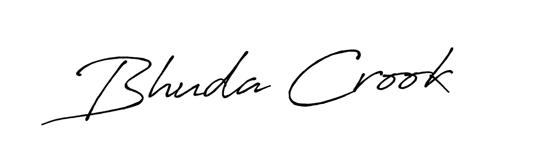 Design your own signature with our free online signature maker. With this signature software, you can create a handwritten (Antro_Vectra_Bolder) signature for name Bhuda Crook. Bhuda Crook signature style 7 images and pictures png