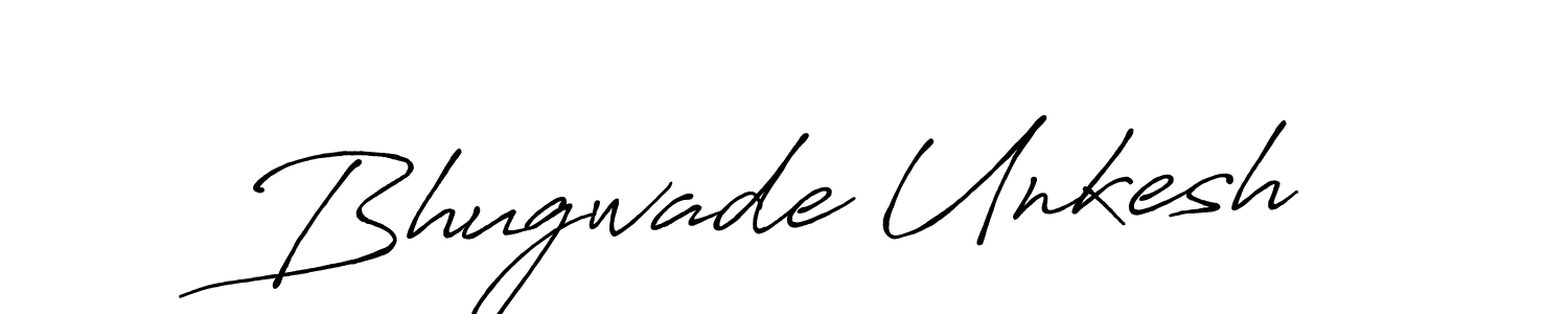 The best way (Antro_Vectra_Bolder) to make a short signature is to pick only two or three words in your name. The name Bhugwade Unkesh include a total of six letters. For converting this name. Bhugwade Unkesh signature style 7 images and pictures png