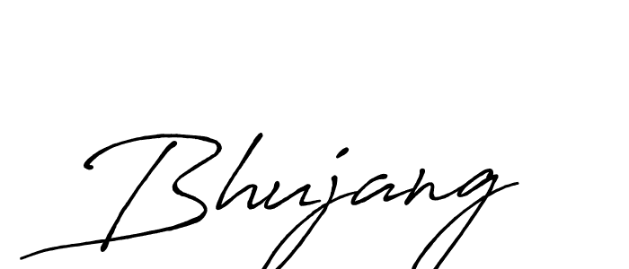Make a beautiful signature design for name Bhujang. With this signature (Antro_Vectra_Bolder) style, you can create a handwritten signature for free. Bhujang signature style 7 images and pictures png