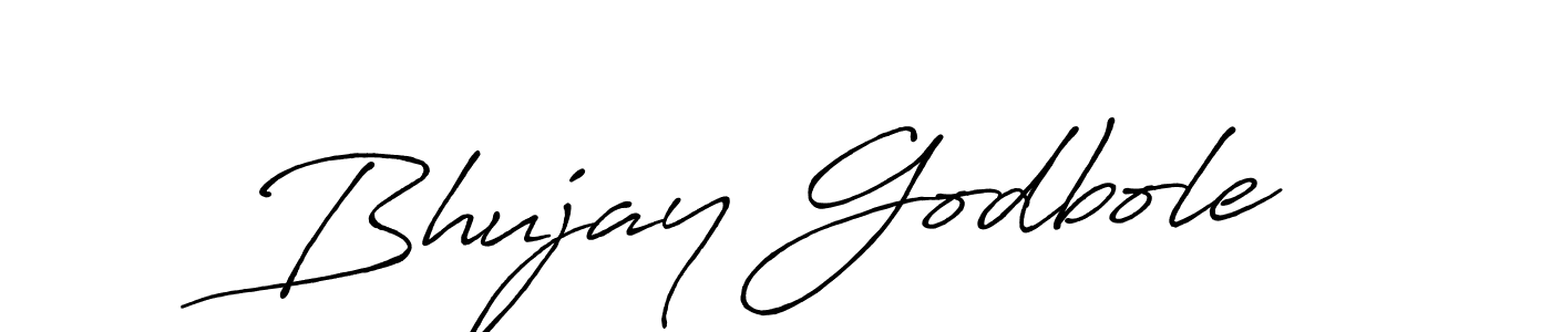 Use a signature maker to create a handwritten signature online. With this signature software, you can design (Antro_Vectra_Bolder) your own signature for name Bhujay Godbole. Bhujay Godbole signature style 7 images and pictures png