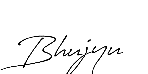 How to Draw Bhujyu signature style? Antro_Vectra_Bolder is a latest design signature styles for name Bhujyu. Bhujyu signature style 7 images and pictures png