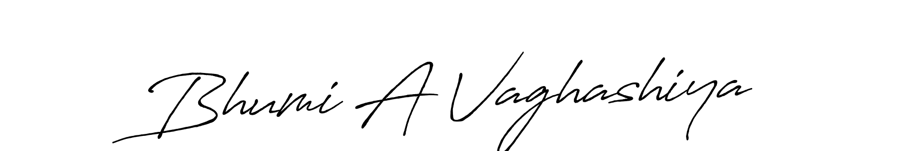 Also You can easily find your signature by using the search form. We will create Bhumi A Vaghashiya name handwritten signature images for you free of cost using Antro_Vectra_Bolder sign style. Bhumi A Vaghashiya signature style 7 images and pictures png