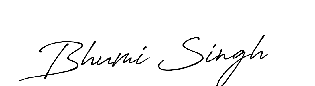 How to Draw Bhumi Singh signature style? Antro_Vectra_Bolder is a latest design signature styles for name Bhumi Singh. Bhumi Singh signature style 7 images and pictures png