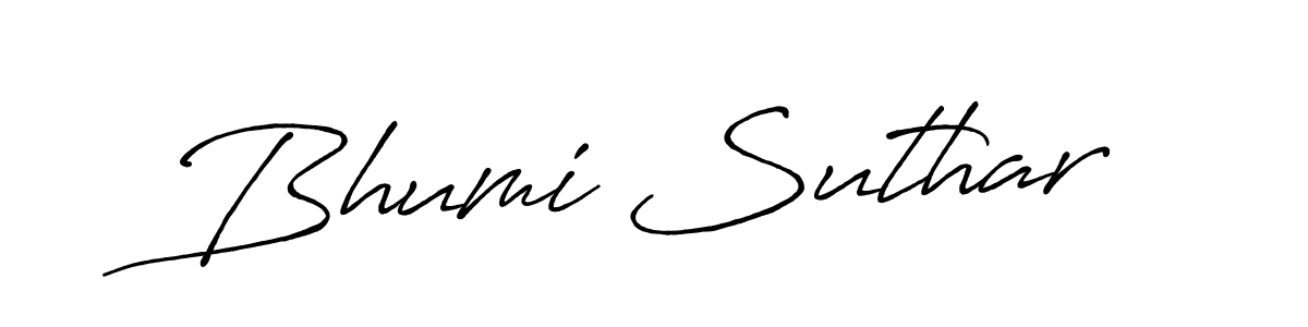 Make a beautiful signature design for name Bhumi Suthar. Use this online signature maker to create a handwritten signature for free. Bhumi Suthar signature style 7 images and pictures png
