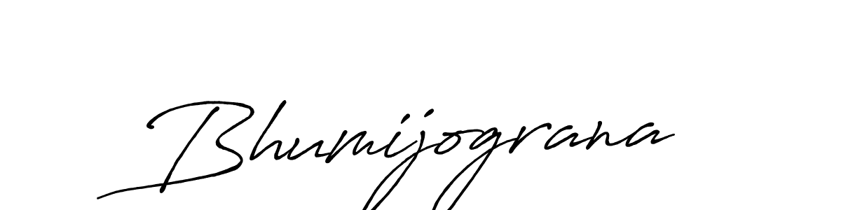 Create a beautiful signature design for name Bhumijograna. With this signature (Antro_Vectra_Bolder) fonts, you can make a handwritten signature for free. Bhumijograna signature style 7 images and pictures png