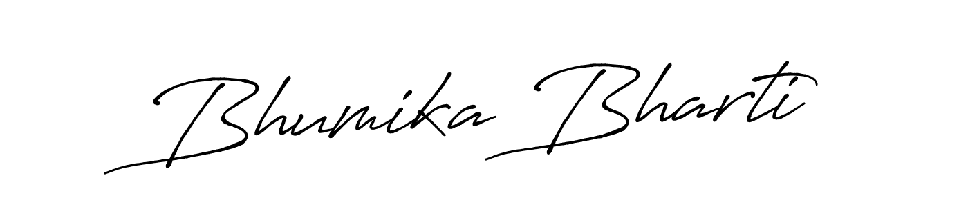 You should practise on your own different ways (Antro_Vectra_Bolder) to write your name (Bhumika Bharti) in signature. don't let someone else do it for you. Bhumika Bharti signature style 7 images and pictures png