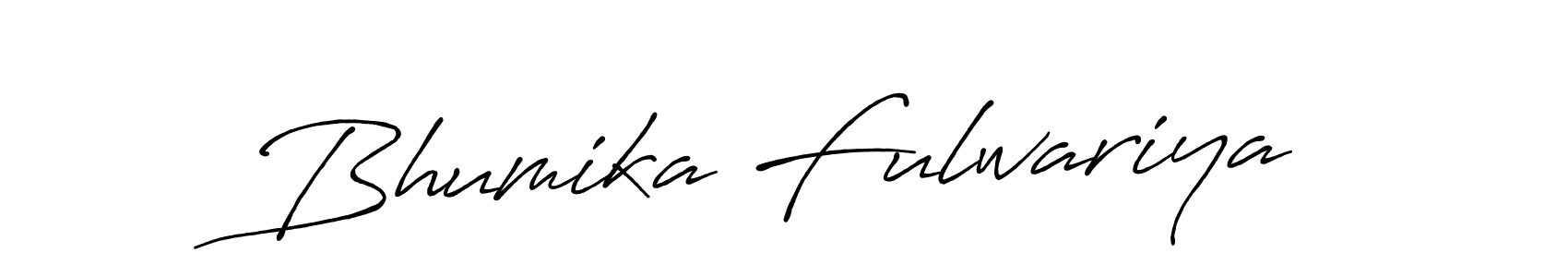 Once you've used our free online signature maker to create your best signature Antro_Vectra_Bolder style, it's time to enjoy all of the benefits that Bhumika Fulwariya name signing documents. Bhumika Fulwariya signature style 7 images and pictures png