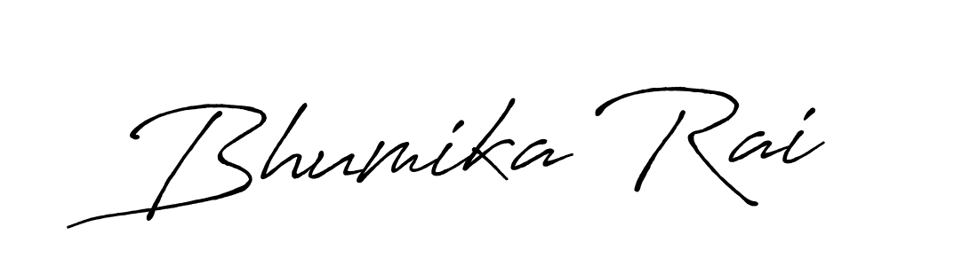 It looks lik you need a new signature style for name Bhumika Rai. Design unique handwritten (Antro_Vectra_Bolder) signature with our free signature maker in just a few clicks. Bhumika Rai signature style 7 images and pictures png