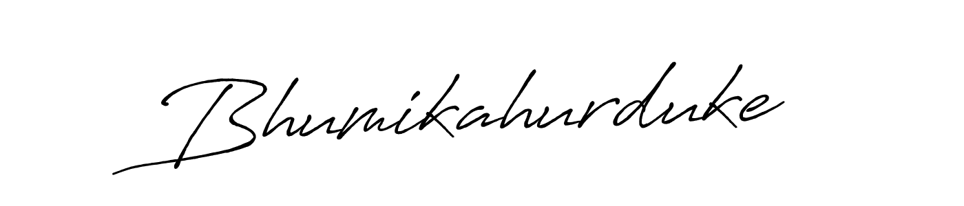 Once you've used our free online signature maker to create your best signature Antro_Vectra_Bolder style, it's time to enjoy all of the benefits that Bhumikahurduke name signing documents. Bhumikahurduke signature style 7 images and pictures png