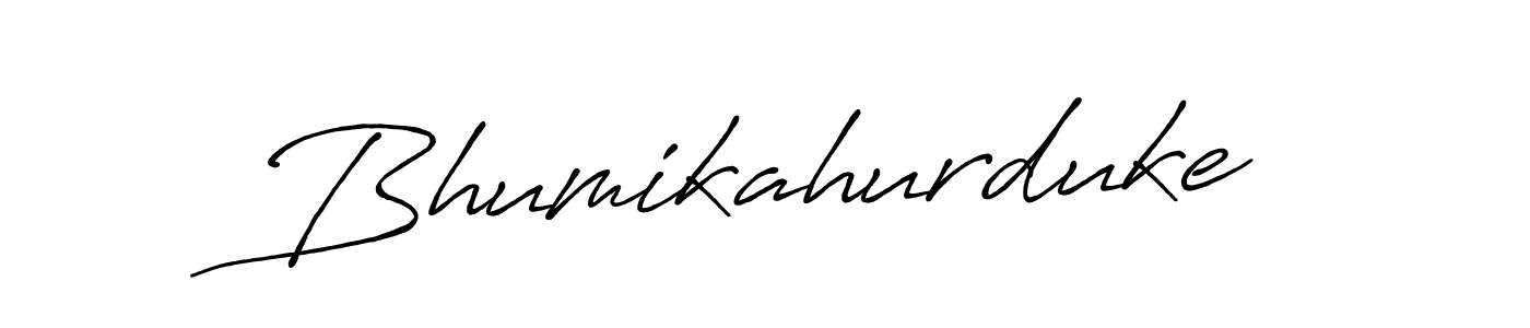 Make a beautiful signature design for name Bhumikahurduke. Use this online signature maker to create a handwritten signature for free. Bhumikahurduke signature style 7 images and pictures png