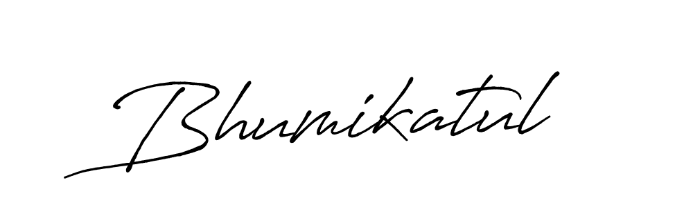 Antro_Vectra_Bolder is a professional signature style that is perfect for those who want to add a touch of class to their signature. It is also a great choice for those who want to make their signature more unique. Get Bhumikatul name to fancy signature for free. Bhumikatul signature style 7 images and pictures png