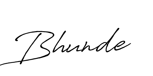 How to Draw Bhunde signature style? Antro_Vectra_Bolder is a latest design signature styles for name Bhunde. Bhunde signature style 7 images and pictures png