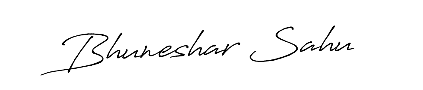 Also we have Bhuneshar Sahu name is the best signature style. Create professional handwritten signature collection using Antro_Vectra_Bolder autograph style. Bhuneshar Sahu signature style 7 images and pictures png