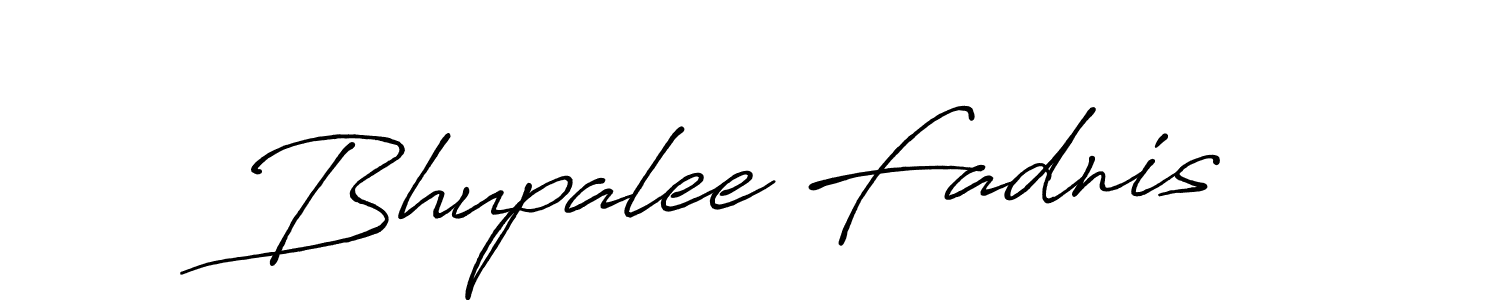 Make a beautiful signature design for name Bhupalee Fadnis. With this signature (Antro_Vectra_Bolder) style, you can create a handwritten signature for free. Bhupalee Fadnis signature style 7 images and pictures png