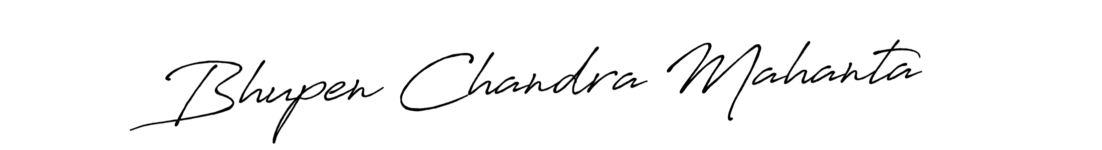 Use a signature maker to create a handwritten signature online. With this signature software, you can design (Antro_Vectra_Bolder) your own signature for name Bhupen Chandra Mahanta. Bhupen Chandra Mahanta signature style 7 images and pictures png