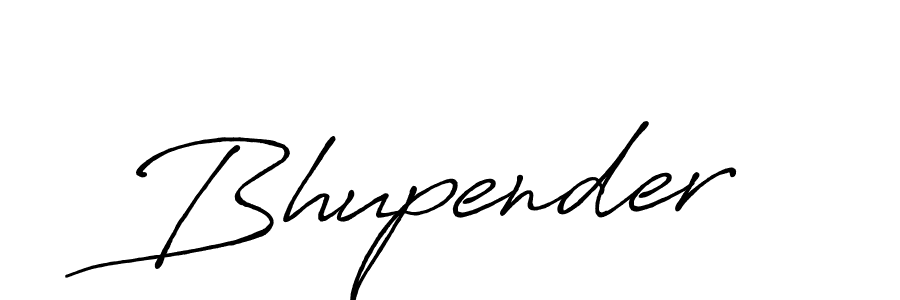 How to make Bhupender signature? Antro_Vectra_Bolder is a professional autograph style. Create handwritten signature for Bhupender name. Bhupender signature style 7 images and pictures png