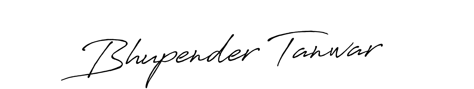 Design your own signature with our free online signature maker. With this signature software, you can create a handwritten (Antro_Vectra_Bolder) signature for name Bhupender Tanwar. Bhupender Tanwar signature style 7 images and pictures png