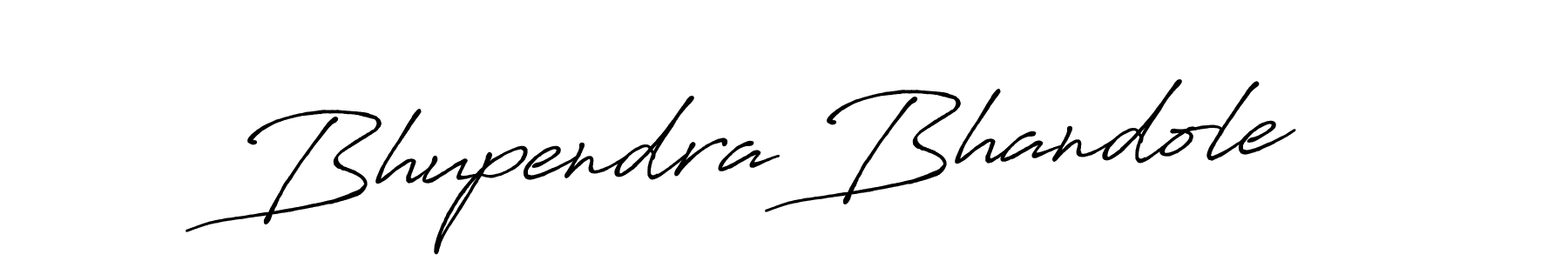 Make a short Bhupendra Bhandole signature style. Manage your documents anywhere anytime using Antro_Vectra_Bolder. Create and add eSignatures, submit forms, share and send files easily. Bhupendra Bhandole signature style 7 images and pictures png