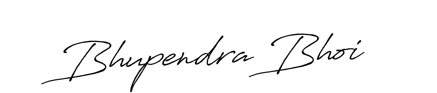 How to make Bhupendra Bhoi signature? Antro_Vectra_Bolder is a professional autograph style. Create handwritten signature for Bhupendra Bhoi name. Bhupendra Bhoi signature style 7 images and pictures png