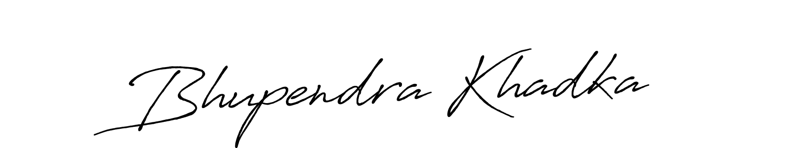 How to make Bhupendra Khadka signature? Antro_Vectra_Bolder is a professional autograph style. Create handwritten signature for Bhupendra Khadka name. Bhupendra Khadka signature style 7 images and pictures png