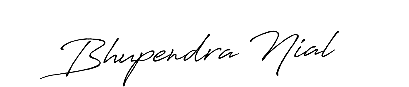 if you are searching for the best signature style for your name Bhupendra Nial. so please give up your signature search. here we have designed multiple signature styles  using Antro_Vectra_Bolder. Bhupendra Nial signature style 7 images and pictures png