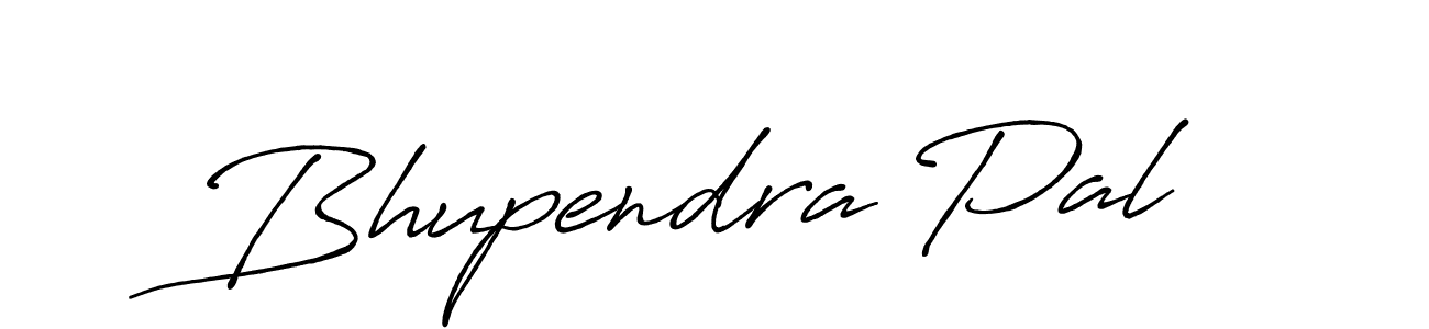 Make a beautiful signature design for name Bhupendra Pal. With this signature (Antro_Vectra_Bolder) style, you can create a handwritten signature for free. Bhupendra Pal signature style 7 images and pictures png