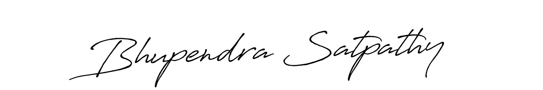 Antro_Vectra_Bolder is a professional signature style that is perfect for those who want to add a touch of class to their signature. It is also a great choice for those who want to make their signature more unique. Get Bhupendra Satpathy name to fancy signature for free. Bhupendra Satpathy signature style 7 images and pictures png