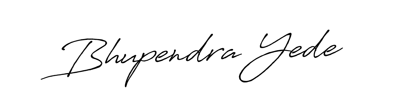 Similarly Antro_Vectra_Bolder is the best handwritten signature design. Signature creator online .You can use it as an online autograph creator for name Bhupendra Yede. Bhupendra Yede signature style 7 images and pictures png