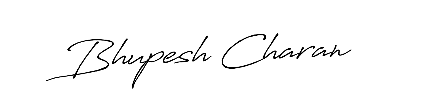 Design your own signature with our free online signature maker. With this signature software, you can create a handwritten (Antro_Vectra_Bolder) signature for name Bhupesh Charan. Bhupesh Charan signature style 7 images and pictures png