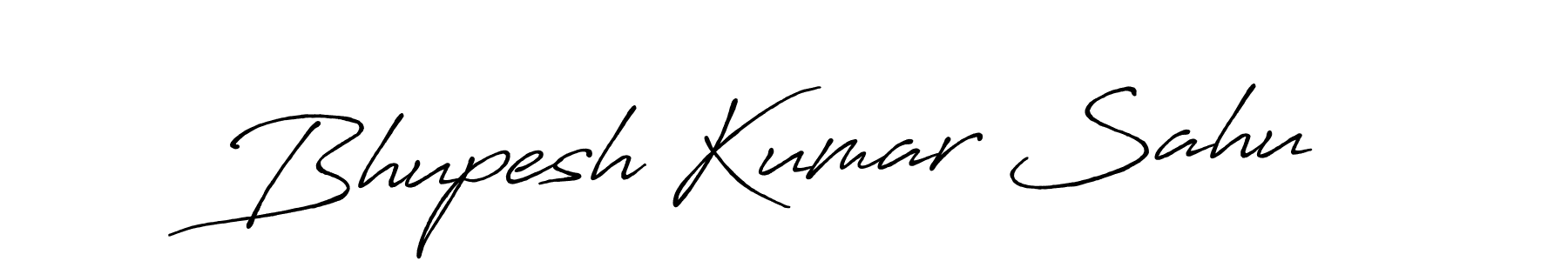 Make a beautiful signature design for name Bhupesh Kumar Sahu. With this signature (Antro_Vectra_Bolder) style, you can create a handwritten signature for free. Bhupesh Kumar Sahu signature style 7 images and pictures png