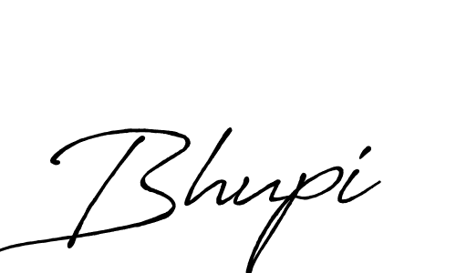 Make a beautiful signature design for name Bhupi. With this signature (Antro_Vectra_Bolder) style, you can create a handwritten signature for free. Bhupi signature style 7 images and pictures png