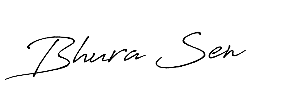 Use a signature maker to create a handwritten signature online. With this signature software, you can design (Antro_Vectra_Bolder) your own signature for name Bhura Sen. Bhura Sen signature style 7 images and pictures png