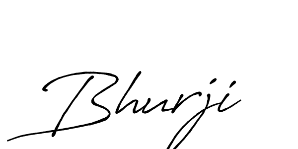 Create a beautiful signature design for name Bhurji. With this signature (Antro_Vectra_Bolder) fonts, you can make a handwritten signature for free. Bhurji signature style 7 images and pictures png