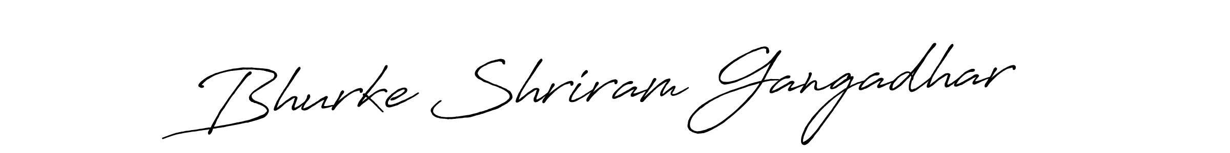 How to Draw Bhurke Shriram Gangadhar signature style? Antro_Vectra_Bolder is a latest design signature styles for name Bhurke Shriram Gangadhar. Bhurke Shriram Gangadhar signature style 7 images and pictures png