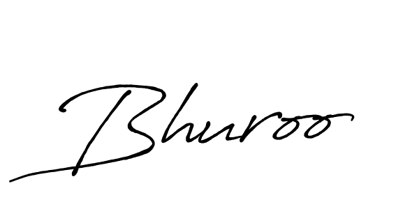 How to make Bhuroo signature? Antro_Vectra_Bolder is a professional autograph style. Create handwritten signature for Bhuroo name. Bhuroo signature style 7 images and pictures png