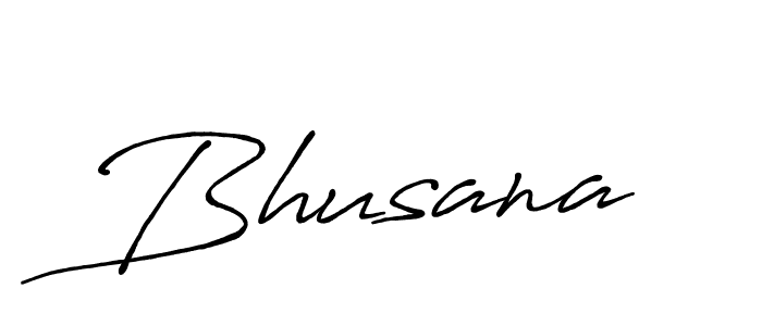 Bhusana stylish signature style. Best Handwritten Sign (Antro_Vectra_Bolder) for my name. Handwritten Signature Collection Ideas for my name Bhusana. Bhusana signature style 7 images and pictures png