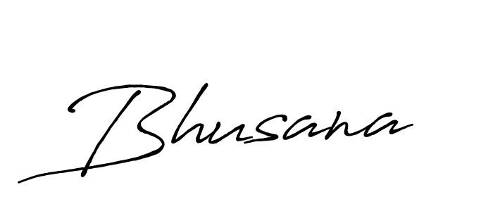 Bhusana stylish signature style. Best Handwritten Sign (Antro_Vectra_Bolder) for my name. Handwritten Signature Collection Ideas for my name Bhusana. Bhusana signature style 7 images and pictures png