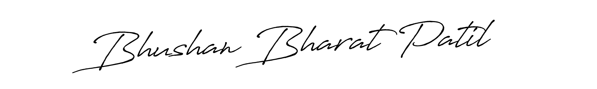 Make a beautiful signature design for name Bhushan Bharat Patil. With this signature (Antro_Vectra_Bolder) style, you can create a handwritten signature for free. Bhushan Bharat Patil signature style 7 images and pictures png