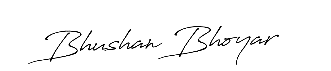 How to Draw Bhushan Bhoyar signature style? Antro_Vectra_Bolder is a latest design signature styles for name Bhushan Bhoyar. Bhushan Bhoyar signature style 7 images and pictures png