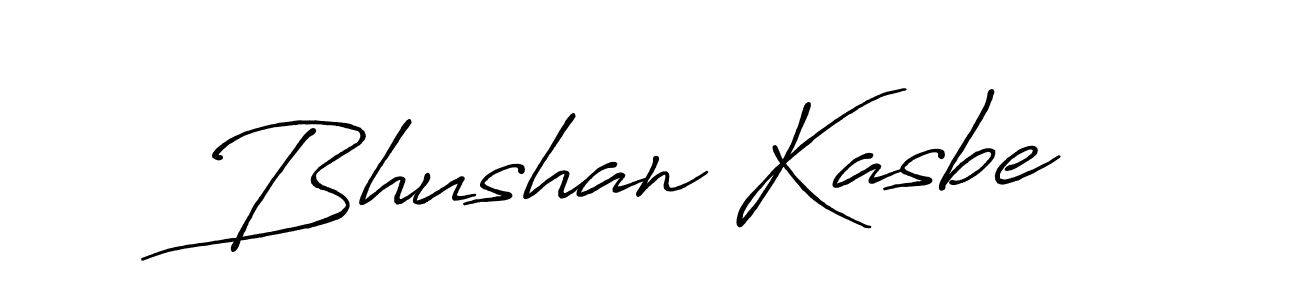 Design your own signature with our free online signature maker. With this signature software, you can create a handwritten (Antro_Vectra_Bolder) signature for name Bhushan Kasbe. Bhushan Kasbe signature style 7 images and pictures png