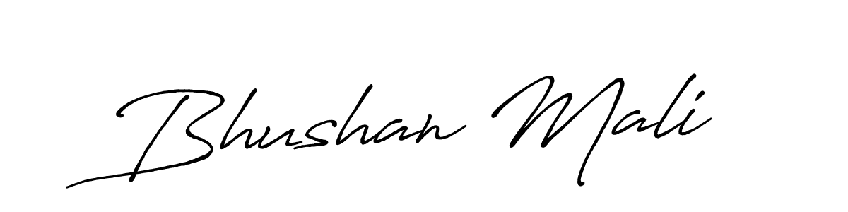 Also You can easily find your signature by using the search form. We will create Bhushan Mali name handwritten signature images for you free of cost using Antro_Vectra_Bolder sign style. Bhushan Mali signature style 7 images and pictures png