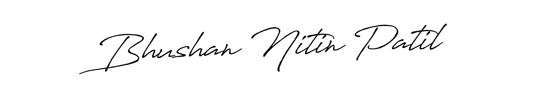 Use a signature maker to create a handwritten signature online. With this signature software, you can design (Antro_Vectra_Bolder) your own signature for name Bhushan Nitin Patil. Bhushan Nitin Patil signature style 7 images and pictures png