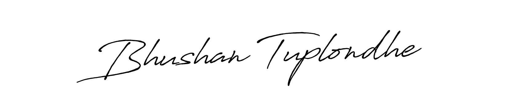 This is the best signature style for the Bhushan Tuplondhe name. Also you like these signature font (Antro_Vectra_Bolder). Mix name signature. Bhushan Tuplondhe signature style 7 images and pictures png