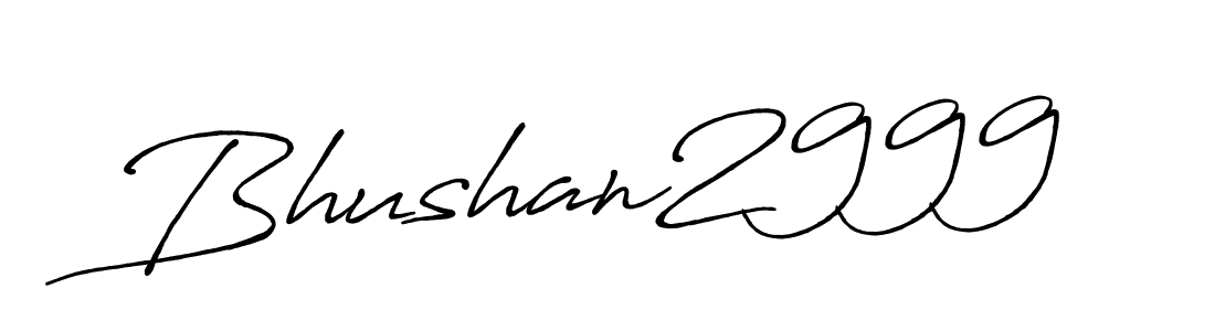 Use a signature maker to create a handwritten signature online. With this signature software, you can design (Antro_Vectra_Bolder) your own signature for name Bhushan2999. Bhushan2999 signature style 7 images and pictures png