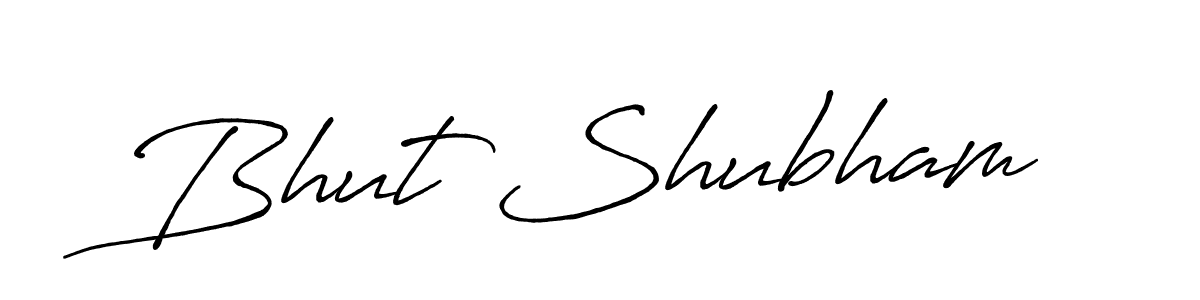 Make a short Bhut Shubham signature style. Manage your documents anywhere anytime using Antro_Vectra_Bolder. Create and add eSignatures, submit forms, share and send files easily. Bhut Shubham signature style 7 images and pictures png