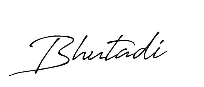 How to Draw Bhutadi signature style? Antro_Vectra_Bolder is a latest design signature styles for name Bhutadi. Bhutadi signature style 7 images and pictures png