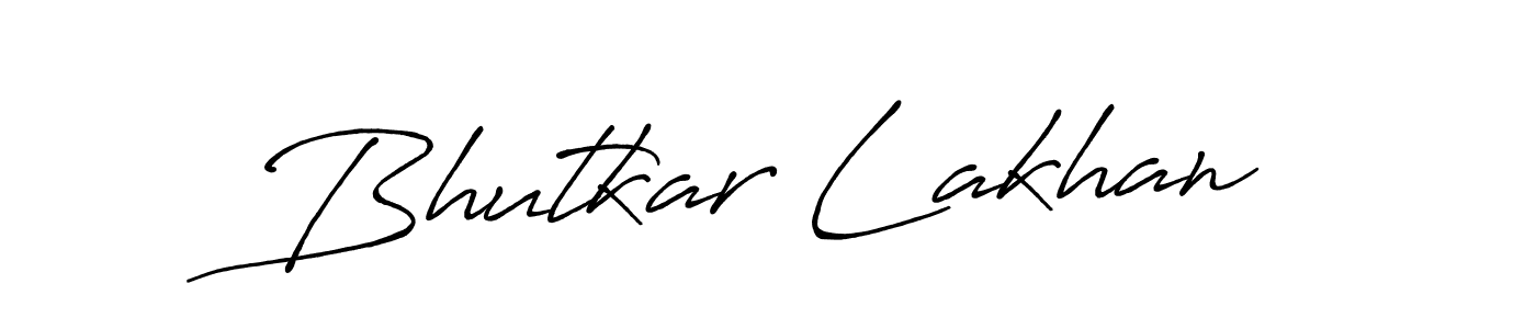 Design your own signature with our free online signature maker. With this signature software, you can create a handwritten (Antro_Vectra_Bolder) signature for name Bhutkar Lakhan. Bhutkar Lakhan signature style 7 images and pictures png