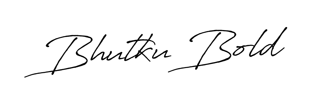 Also we have Bhutku Bold name is the best signature style. Create professional handwritten signature collection using Antro_Vectra_Bolder autograph style. Bhutku Bold signature style 7 images and pictures png