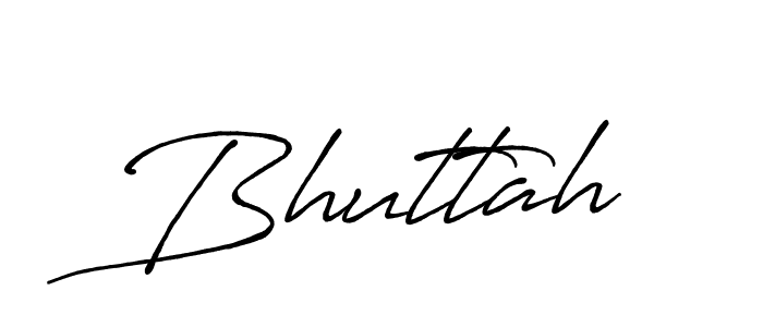 How to Draw Bhuttah signature style? Antro_Vectra_Bolder is a latest design signature styles for name Bhuttah. Bhuttah signature style 7 images and pictures png